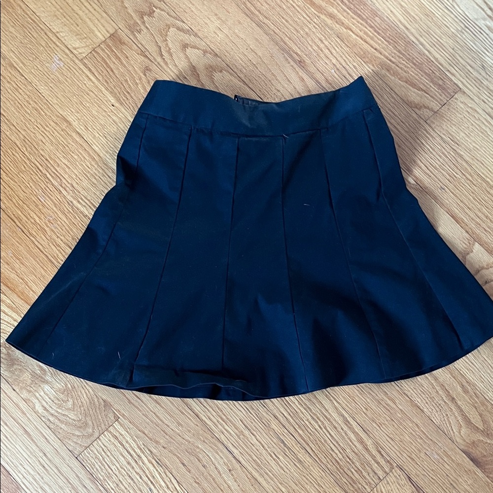 Banana Republic Black Skater Skirt